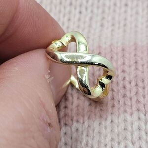 3/$30 🖤 14K GOLD 925 STERLING SILVER INFINITY HEART RING